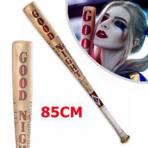 Suicide Squad Harley Quinn Baseball Bat Wooden Baseball Schläger 2025 Cosplay - Bild 1 von 13