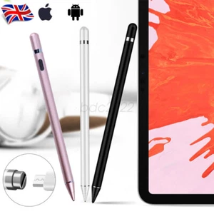 Stylus Pen For Touch Screens Digital Pencil Fine Point For iPhone iPad Tablet UK - Picture 1 of 11