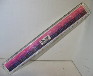 Vintage Ceclor Cefeclor 12" plastica lucite? Righello standard e metrico 12" - Foto 1 di 5