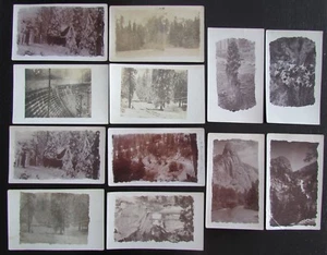 FRESNO CA LOT OF 12 ANTIQUE REAL PHOTO POSTCARDS RPPC - Picture 1 of 2