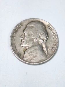 1941 Jefferson Nickel PreWar Vintage Coin - Bild 1 von 4