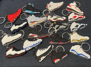 2D SNEAKER KEYCHAIN INSPIRED NIKE AIR JORDAN 6 KEYRING - FREE POSTAGE AUSTRALIA - Picture 1 of 40