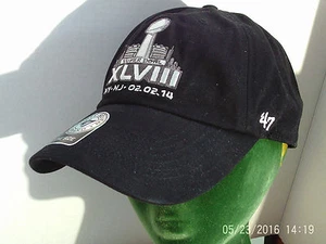 SUPERBOWL NFL 2014 Ball Cap Adjustable SnapBack W Tags 47Brand - Picture 1 of 10