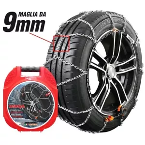 Two Snow Chains weissenfels M32 Unit 30 155-12 155 8012 145 80 13 9mm - Imagen 1 de 3