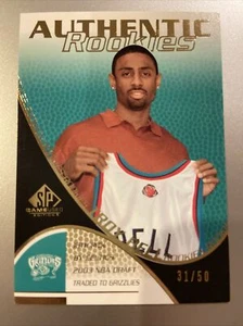 2003-04 SP Juego Usado Auténtico Novatos Oro/50 Troy Bell #122 Rookie RC - Imagen 1 de 2