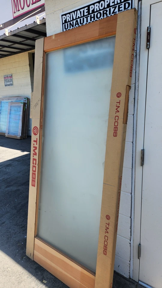 New Custom One White Laminated Glass Lite French Fir Door - Image 1 of 1