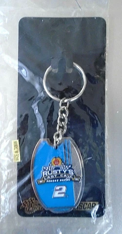 NASCAR #2 Rusty Wallace Winners Circle Penske Racing Rusty's Last Call Key Chain Cover
