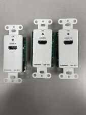 Lot Of 3 Used Kramer WP-571 WP-571/US(W) White HDMI Wall Plate Transmitters