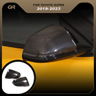 For Toyota Supra J29 19-23 Side Mirror A Pillar Panel Cover Trim Black Carbon