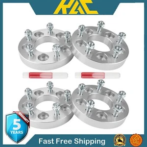 4pcs Wheel Spacers Adapter 1" 5x4.5 to 5x4.75/M12x1.5/74mm for Jeep Toyota - Picture 1 of 22