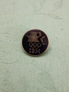 Pin's Pins Pin Enamel 19 Jeux Olympiques USA 1984 Los Angeles "IBM" - Picture 1 of 3