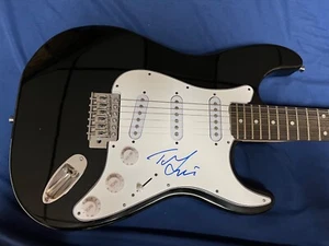 Guitarra Eléctrica Tony Levin King Carmesí Peter Gabriel Firmada Autografiada Prueba - Imagen 1 de 3