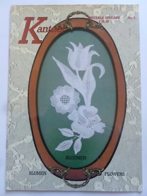 FLOWERS – design supplement issued by Kanteel lace magazine– Lacemaking - Image 1 of 4