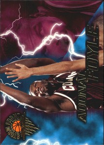 1997 Wheels Rookie Thunder Storm Front #8 Adonal Foyle
