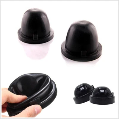 2 Pcs 85mm Black Rubber Vehicle Off-Road Headlights Housing Seal Cap Dust Covers - Image 1 of 4
