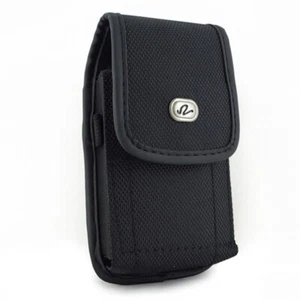 Vertical Heavy Duty Rugged Belt Loops & Clip Holster Pouch 5 x 2.44 x 0.42 inch - Picture 1 of 2