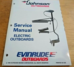 Johnson Evinrude Electric Trolling Motor Service Repair Shop Manual 1995 503139 - Picture 1 of 2