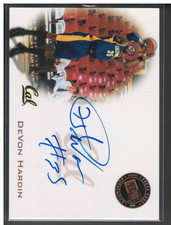 z2231 - 2008 Press Pass Signings Bronze #PPSDH DeVon Hardin Auto - NM-MT