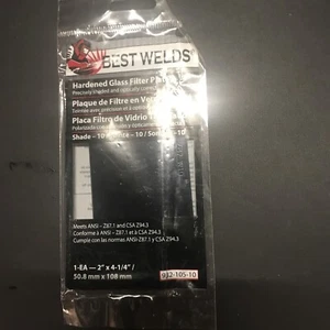 ORS Nasco WELDING FILTER PLATE - 2 x 4.25 HARDENED GLASS LENS for WELDING HELMET - Picture 1 of 1