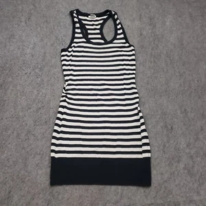 Levis Dress Womens Extra Small Black White Mini Short A-line Sleeveless Ladies - Picture 1 of 10