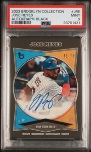 2023 Brooklyn Collection #JRR - JOSE REYES Autograph-Black /75 PSA 9 MINT METS - Picture 1 of 2
