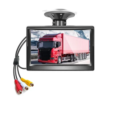 5" RCA Monitor 2AV Input for Car Rear View Backup Camera Parking Reversing - Image 1 of 4