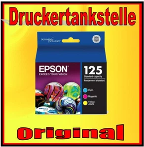 original Epson Patronen INK´s Cart 125 WorkForce 320 323 325 520 NX 125 127 130 - Bild 1 von 2