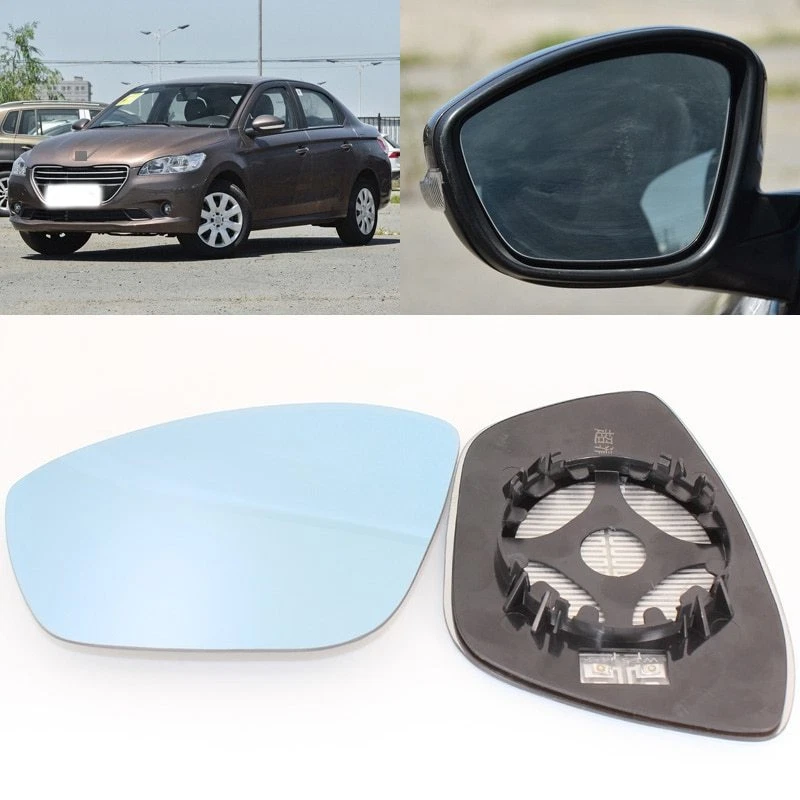Rearview Mirror Blue Glass Side Mirror Wide Angle Heated For Peugeot 301 Foto 1 de 4