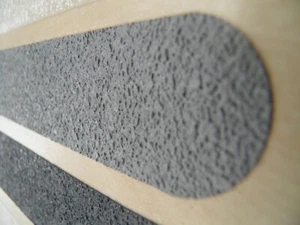 Anti Rutsch Schutz Streifen +gummiert dunkel grau+ 5 cm Holz Treppe Stufe Matte - Bild 1 von 11