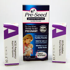 PRE-SEED 40g + 9 applicators PACK FERTILITY + 25 ULTRA pregnancy & Ovulation kit
