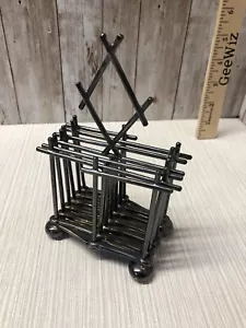 ARTS & CRAFTS VERSILBERT SELTEN "ERWEITERBAR" TOASTSTÄNDER KOMMODE WALKER hält 6 - Bild 1 von 17