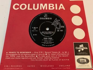 VINCE HILL Push Push / Take Me To Your Heart Again1965 UK Columbia DB7781 MINT - Picture 1 of 2