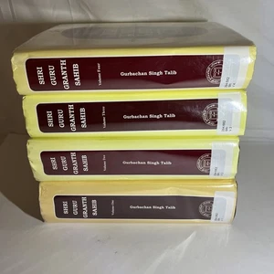 Sri Guru Granth Sahib - Translated by Gurbachan Singh Talib, 4 Vol. Set Sikhism - Imagen 1 de 7