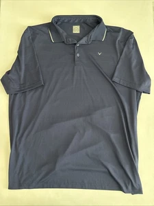 Callaway Golf Poloshirt Herren XXL 2XL Opti-Dri Navy Blau Polyester - Bild 1 von 5