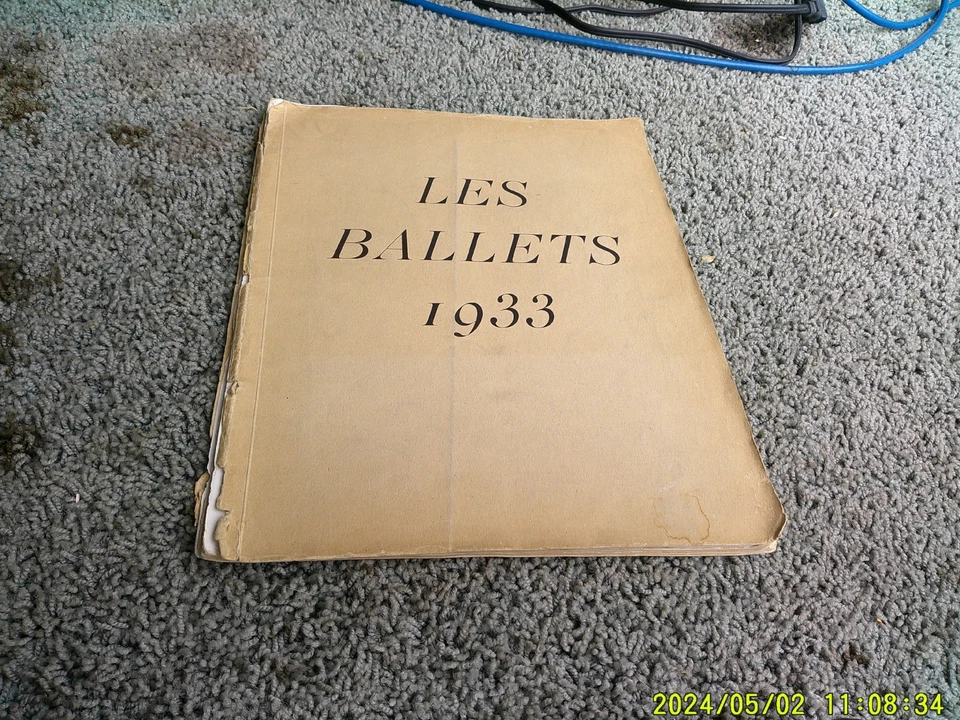 LES BALLETS 1933. Programa original 1933. Georges Balanchine + Inserto 7 de junio Foto 1 de 4