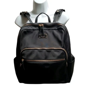 Kate Spade großer schwarzer wasserdichter Laptop-Rucksack aus Nylon mit Schulterpolstern - Bild 1 von 15
