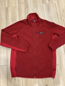 Patagonia Better Sweater Jacket Men’s Size XL Red Full Zip Outdoor Hiking Soft - Picture 1 of 7