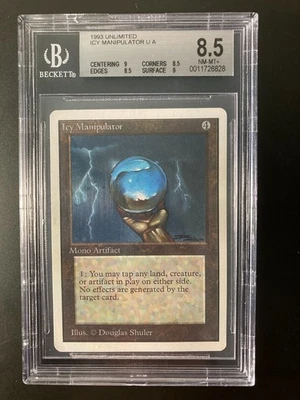 Icy Manipulator Unlimited Magic the Gathering - MTG BGS 8.5 Quad++ - Image 1 of 2