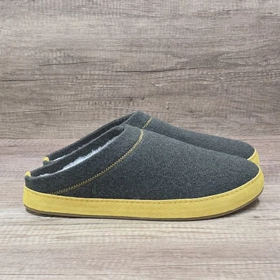 Zapatillas de lana mostaza verde oliva Olukai Hamani Hulu para hombre talla 11 (10542-TZKH) Foto 1 de 4