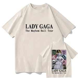 Lady Gaga Mayhem Ball Tour 2025 Unisex High Quality Concert Tee - Picture 1 of 6