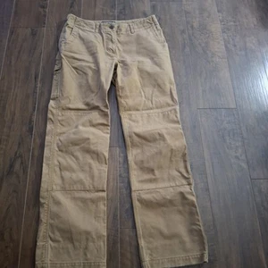 Mountain Khakis Alpine Utility Cargo Pants Womens 16 Long - 100% Cotton Camel - Picture 1 of 9