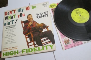 Wayne Raney-Don't Try To Be What You Ain't LP 1962 Starday Records, SLP-279 EXC - Imagen 1 de 4