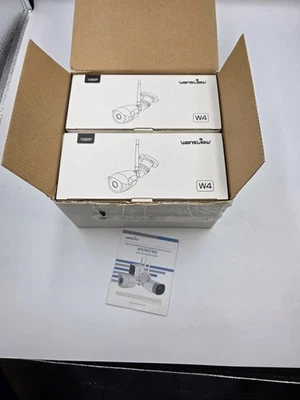 Wansview Model M4 Security camera, Outdoor Cloud IP Wireless / 1080P , 2 Pack - Image 1 of 3