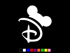 Disney World Mickey Mouse Ohren Vinyl Aufkleber Fenster Wandaufkleber Größe Farbe wählbar - Bild 1 von 2