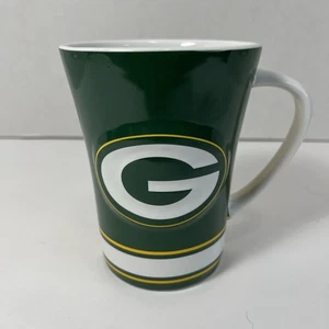 Green Bay Packers 3D Raised Logo Mug Green/Yellow Ceramic 5” NFL Encore - Picture 1 of 8