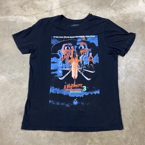 A Nightmare on Elm Street 3 Dream Warriors Horror Movie T-Shirt Black XL - Picture 1 of 7