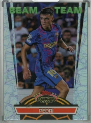2021-22 Topps Stadium Club Chrome UEFA Champions League Pedri 1992 - Imagem 1 de 2