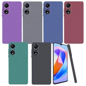 For Honor X5Plus RockSand Matte Rubber Silicone case back cover - Picture 1 of 17