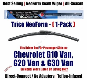 Super Premium NeoForm Wiper (Qty 1) fits 1970-74 Chevrolet C10/C20/C30 Van 16160 - Picture 1 of 1