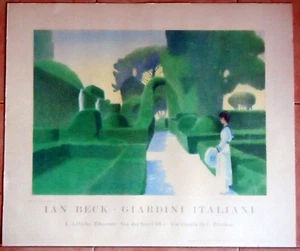 Druck Ian Beck Garten Italienisch Torbogen Florence Landscape - Picture 1 of 5